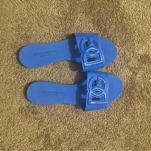 Dolce & Gabbana Vibrant Blue Sandals
